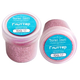 Glitter color Pink shabby