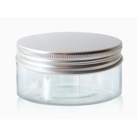 Transparent pot with a tin lid 150ml