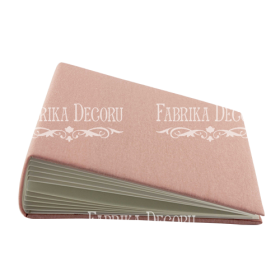 Blank album with a soft fabric cover "English rose"