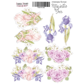 Kit of stickers #042, "Majestic Iris"