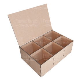 Коробка подарочная с 6 ячейками #287