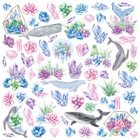 Decorative sheet for cutting "Mystical Space"
