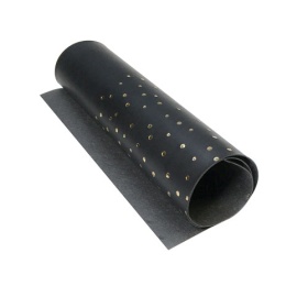 Отрез кожзама Golden Maxi Drops Black