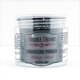 Embossing powder "Vintage silver"