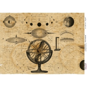 Decoupage card #396 (A4)