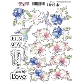 Kit of stickers #005, "Tender Orchid"