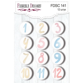 Flair buttons. Set of 12pcs #141 "Sweet Baby"