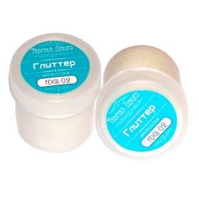 Glitter color Sparkling white