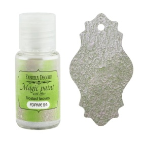 Dry paint "Magic paint with effect" color "Frosted Leaves", 15ml