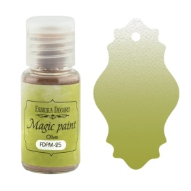 Сухая краска "Magic paint" цвет "Оливковый", 15мл