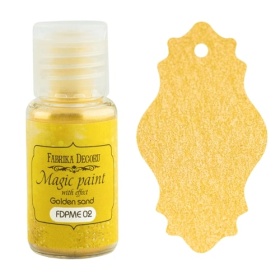 Сухая краска "Magic paint with effect" цвет "Золотой песок", 15мл