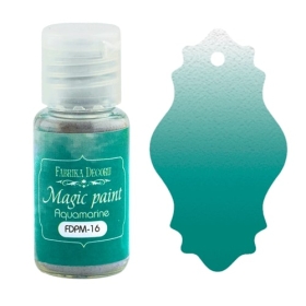Dry paint "Magic paint" color "Aquamarine", 15ml