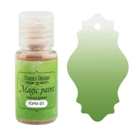 Kuiv värv Magic Paint "Kollakasroheline"