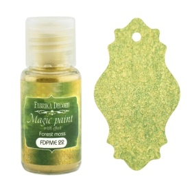 Dry paint "Magic paint with effect" color "Forest Moss", 15ml