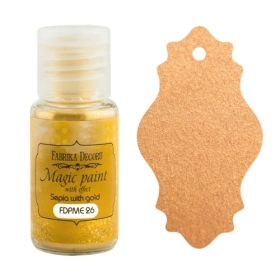 Dry paint "Magic paint with effect" color "Sepia with Gold", 15ml