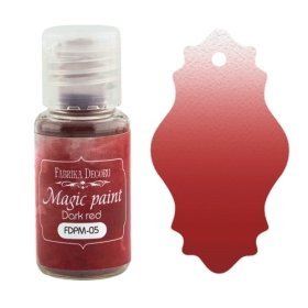 Dry paint "Magic paint" color "Dark Red", 15ml