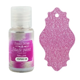 Сухая краска "Magic paint with effect" цвет "Пепельно-розовый", 15мл