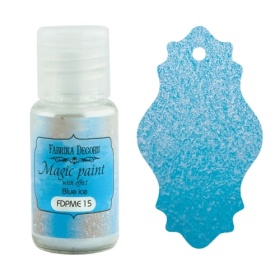 Сухая краска "Magic paint with effect" цвет "Голубой лед", 15мл
