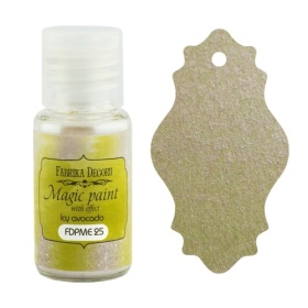 Сухая краска "Magic paint with effect" цвет "Ледяной авокадо", 15мл