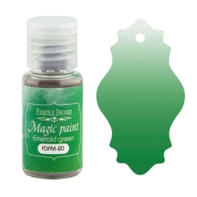 Dry paint "Magic paint" color "Emerald Green", 15ml
