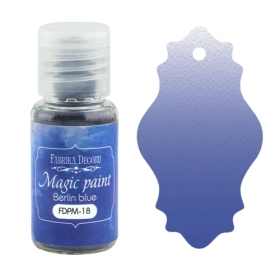 Dry paint "Magic paint" color "Berlin Blue", 15ml