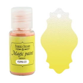 Dry paint "Magic paint" color "Lemon", 15ml