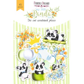 Set of die cuts "My Little Panda Boy", 45 pcs