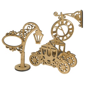 3D figurine kit for shadow box decorating №58