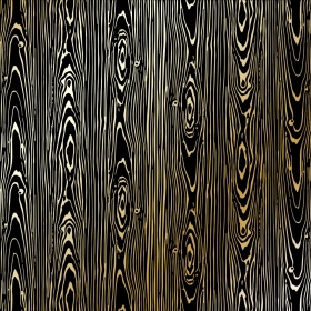 Лист с фольгированием "Golden Wood Texture Black"